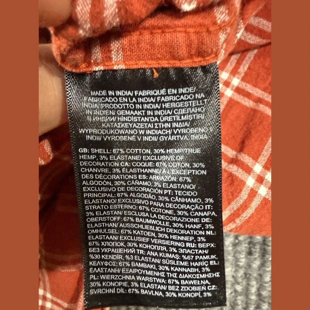 The North Face measurements chest